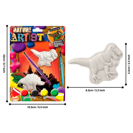 Deluxebase Nature Artist Dinosaur Fridge Magnet Painting Kit