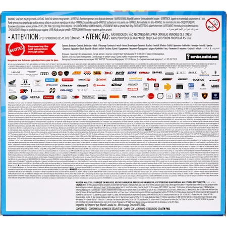 Hot Wheels Set of 8 Basic Toy Cars & Trucks in 1:64 Scale Including 1 Exclusive Car, Styles May Vary