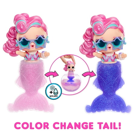 LOL Surprise Mermaids Tots with Color Change Tails, Ages 4+