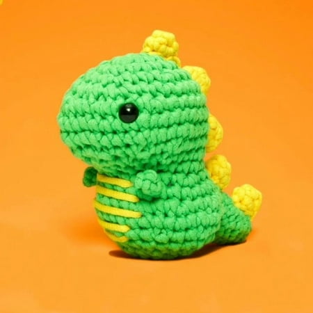 The Woobles Beginner Crochet Amigurumi Kits - Dinosaur