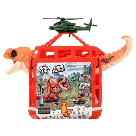 Robo Alive Dino Escape Series 1 by Zuru, Battery-Powered Robotic Light Up Child Toy