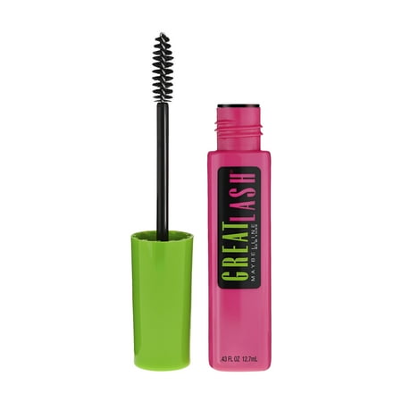 Maybelline Great Lash Washable Mascara, Dark Brown, Brown, 0.43