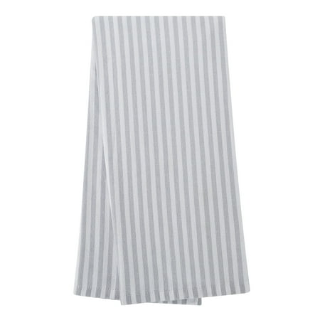 Better Homes & Gardens Soft Silver Cotton Woven Dual-Purpose Oversized Kitchen Towels 3 Pack