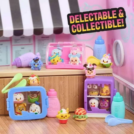 Disney Munchlings Mini Munch Displays, 7-piece Figure Set, Color Change, Scented