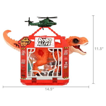 Robo Alive Dino Escape Series 1 by Zuru, Battery-Powered Robotic Light Up Child Toy