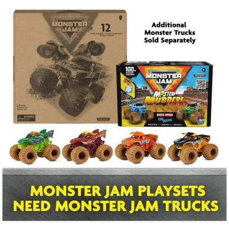 Monster Jam, Megalodon Loop of Doom 16-inch Wide Playset with Truck (New)