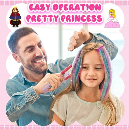 SUNNYPIG Gifts for 5 6 7 8 9 Year Old Girls Boys,Crafts Art Toy Set for 6 7 8 9 10 Year Old Kids Girls Hair Chalk Make up Toy for Girls Decorations Party Birthday Gifts