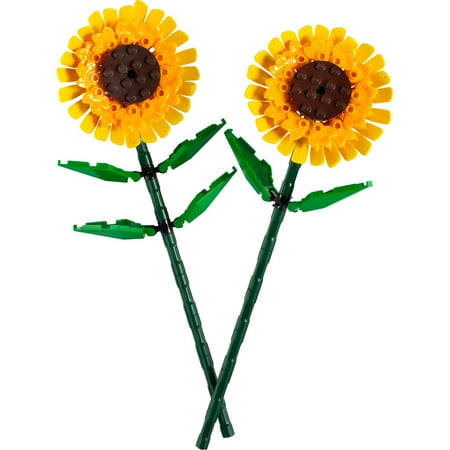 LEGO Sunflowers Building Toy for Kids, Girls and Boys Ages 8+ - Artificial Sunflowers for Home Decor and Display - Birthday Gift Idea for Lovers of Plants & Flowers - 40524