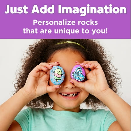 Creativity for Kids Glow in the Dark Rock Painting Kit - Child Craft Project for Boys and Girls