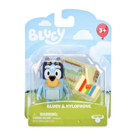 Bluey Story Starter Pack, 1 2-3" Plastic Toy Figure and Accessory, Multi-Color, Ages 3+, Styles Vary