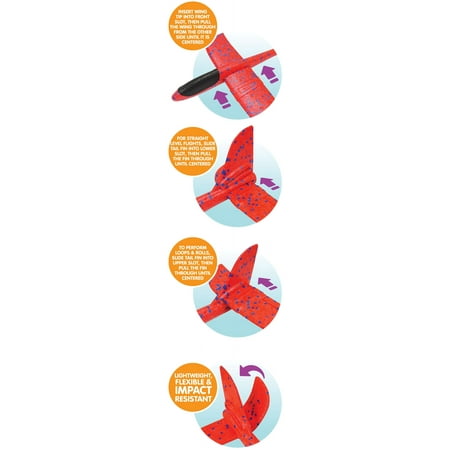 Play Day Glider Plane ? 15" Wingspan, Highly Durable Toy Aircraft for Kids