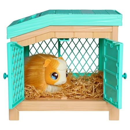 Little Live Pets, Mama Surprise, Soft, Interactive Mama Guinea Pig, 20+ Sounds & Reactions, Ages 4+, Green