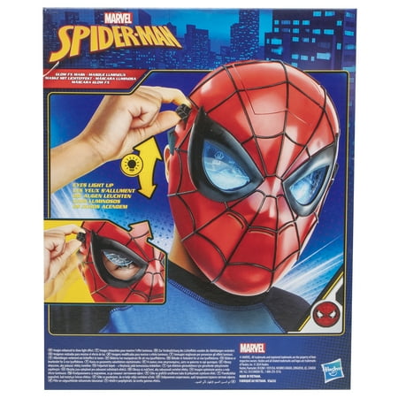 Marvel Spider-Man Glow FX Mask Role Play Toy for Kids, Costume Masks for Ages 5+