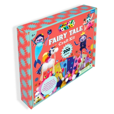 Smarts & Crafts Fairy Tale Craft Kit, 200+ Pieces, for Children 6 years and up