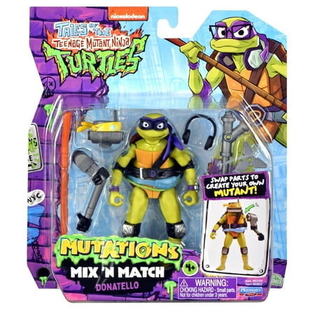 Tales of Teenage Mutant Ninja Turtles: Mutations Mix and Match 4.5" Donatello Basic Action Figure Assortment by Playmates Toys