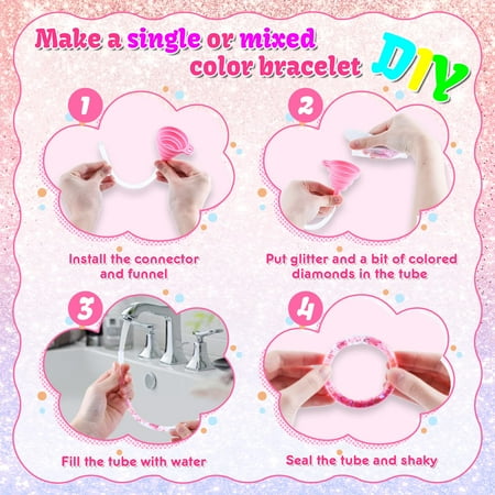 5 6 7 8 9 10 Year Old Girl Gifts, Art and Craft for Kids Age 6-8 Gifts for Girl Toys Age 6-12 Crafts for Girls Ages 7-10 Art Kit Toys for Girls Bracelet Making Kit for Girls Birthday Gift Craft Set