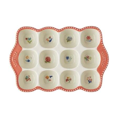 The Pioneer Woman Blooming Bouquet Stoneware Egg Holder