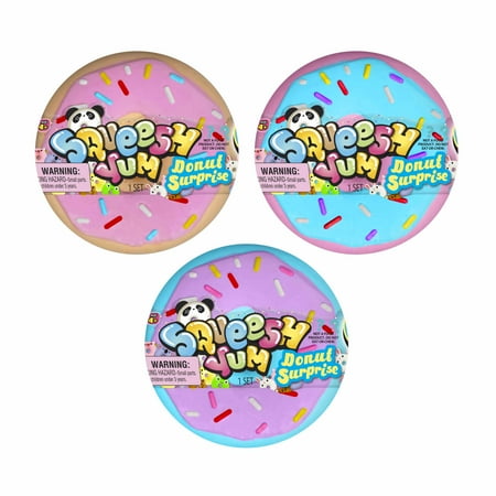 Ja-Ru Squeesh Yum Donut Surprise 5 Pack Novelty Toy