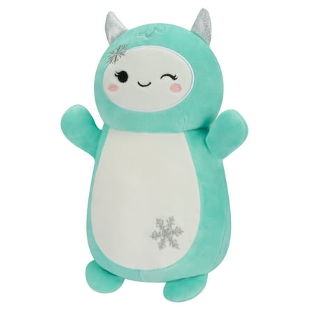 Squishmallows Official Plush 10 inch Teal Yeti Hugmee - Childs Ultra Soft Stuffed Toy
