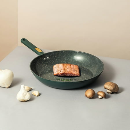 Thyme & Table Granite Collection 12.5" Fry Pan Non-Stick - Hunter Green