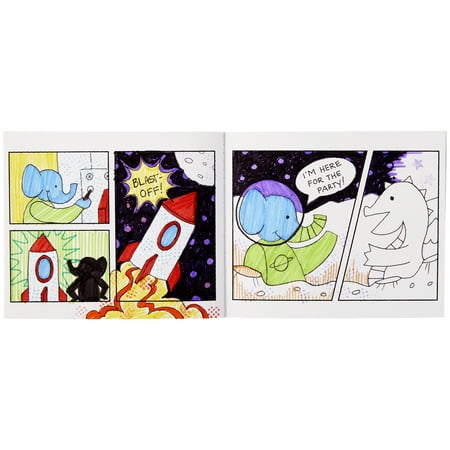 Smarts & Crafts Comic Book Studio, 31 Pieces, for Boys, Girls, Ages 6+
