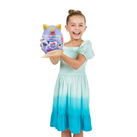 Kittycorn Surprise Series 3 by ZURU, Plush Toy, Collectible Plush Stuffed Animal, Slime, Surprise Eggs for Girls