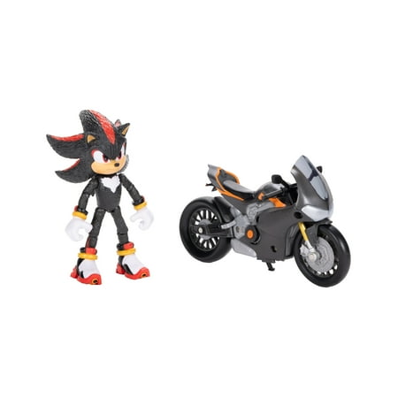 Sonic 3 Shadow Articulated 5 inch Action Figure with Motorcycle