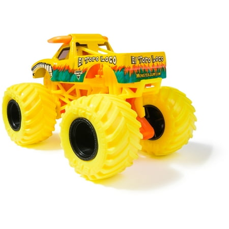 Monster Jam, Official El Toro Loco Monster Truck, Die-Cast Vehicle, 1:64 Scale, Kids Toys for Boys Ages 3 and up