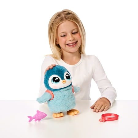 Little Live Pets My Walking Penguin Waddles, Interactive Gray Toy 25+ Sounds and Reactions, Ages 5+