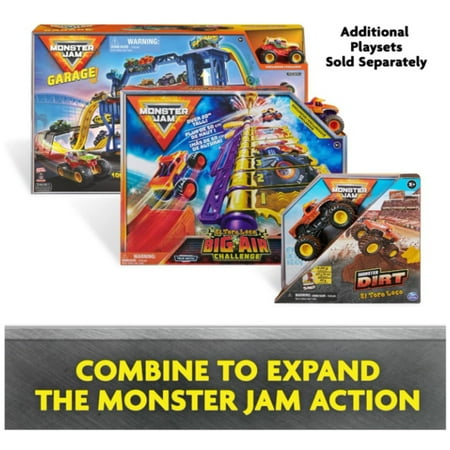 Monster Jam, Megalodon Loop of Doom 16-inch Wide Playset with Truck (New)