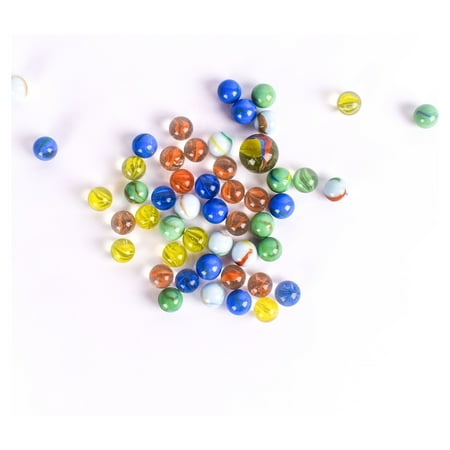 Toymendous 50 Piece Marbles, Multicolor, Children Ages 3+