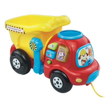 VTech Drop & Go Dump Truck with Accessories, Baby and Toddler Toys