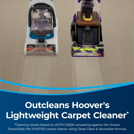 BISSELL Powerforce Powerbrush Pet Lightweight Carpet Cleaner 2910 with BISSELL Advanced fresh scent trial sized formula, PowerForce? PowerBrush Pet Advanced