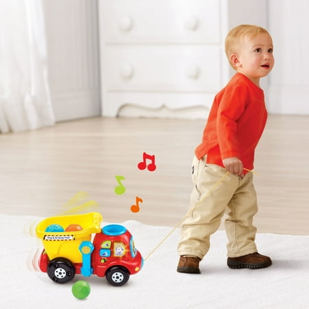 VTech Drop & Go Dump Truck with Accessories, Baby and Toddler Toys