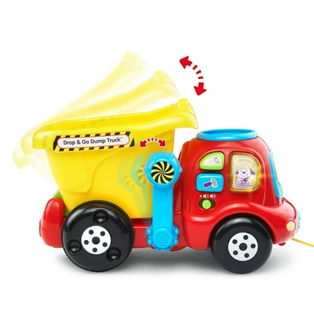 VTech Drop & Go Dump Truck with Accessories, Baby and Toddler Toys