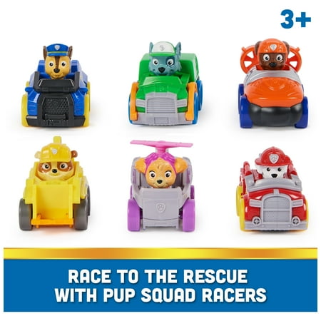 PAW Patrol: Pup Squad Racers, 6-Piece Vehicle Set