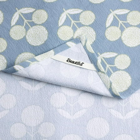 Beautiful 4-Piece Kitchen Towel Set, Blue, Blue