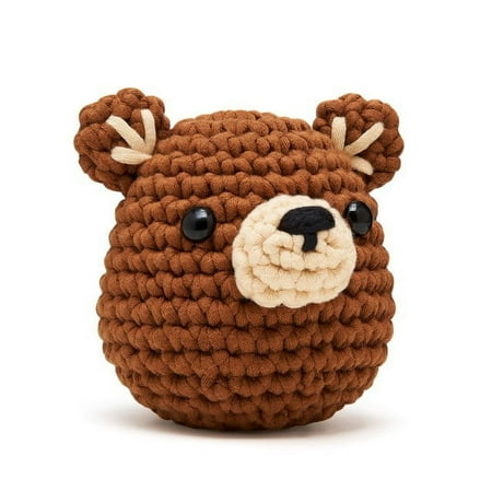 The Woobles Beginner Crochet Amigurumi Kits - Bear