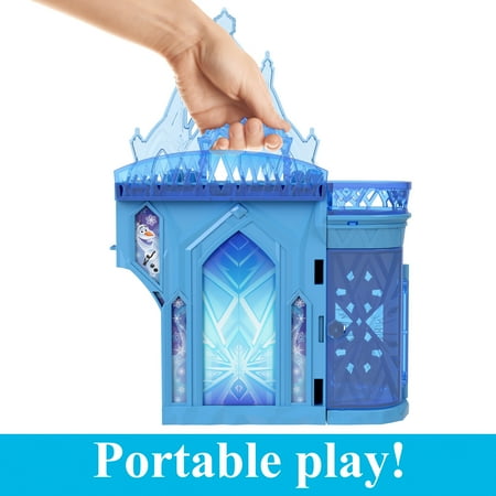 Disney Frozen Storytime Stackers Princess Elsa's Ice Palace, Doll House Playset with Small Doll, One Size