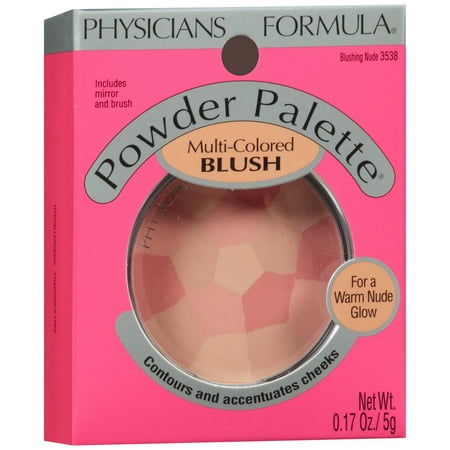 Powder Palette Blushing Nude Multi-Colored Blush 0.17 oz Box