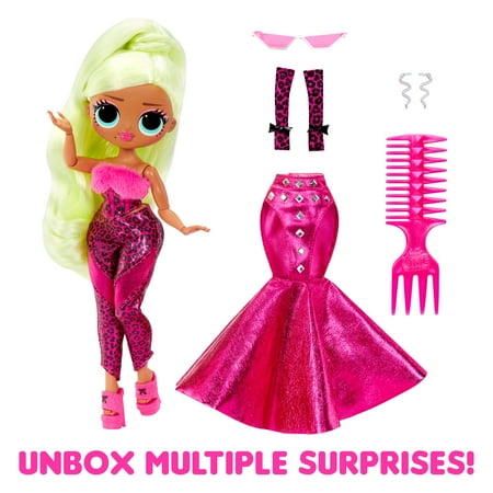 LOL Surprise OMG Lady Diva Fashion Doll with Fashions and Accessories, Ages 4+