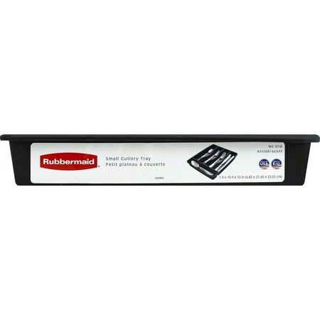 Rubbermaid, Silverware Organizer, Small, Black