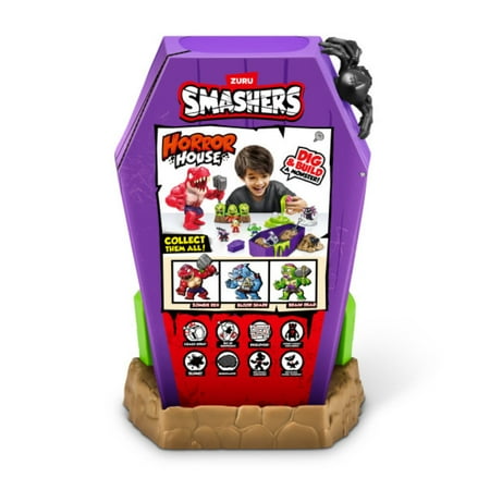 Smashers Mega Horror House, Surprise Unboxing, Interactive Novelty Collectable Toy for Kids by ZURU
