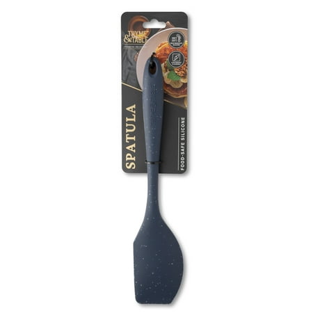 Thyme & Table Silicone Spatula, Speckled Blue