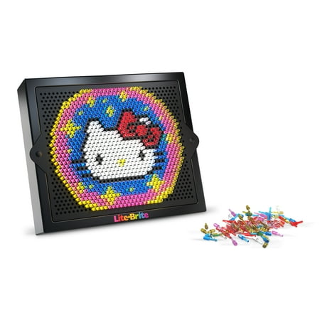 Lite-Brite Super Bright HD, Hello Kitty Edition - Create Art with Light, Enhances Creativity, Gift for Girls and Boys Ages 6+