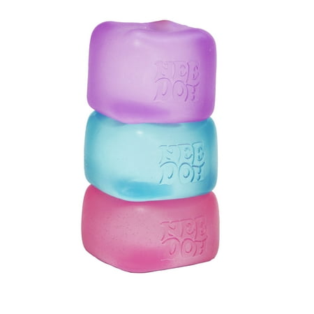 NeeDoh Nice Cube, Satisfying Square Shaped Sensory Toy, Colors May Vary, Children Ages 3+