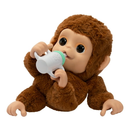 Little Live Pets My Baby Monkey Mango, 50+ Sounds and Reactions, Ages 4+
