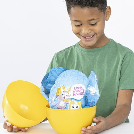 Lankybox Mystery Surprise Medium Egg Official Merchandise Ages 3 and Up WIth Figures, Vehicle, and Stickers