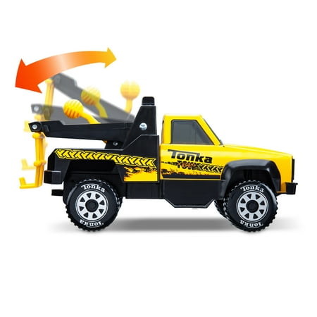 Tonka Steel Classics Tow Truck, For Girls and Boys, Ages 3 Year and Up