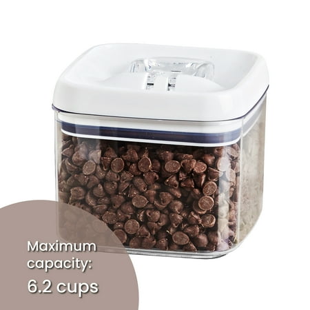 Better Homes & Gardens Canister - 6.2 Cup Flip-Tite? Square Food Storage Container